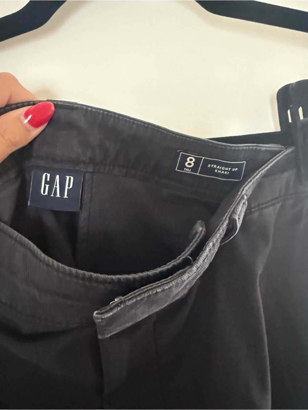 GAP Black Men's Chino Pants View 2